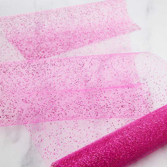 24 Pack: 6" x 10yd. Glitter Tulle by Celebrate It® Occasions
